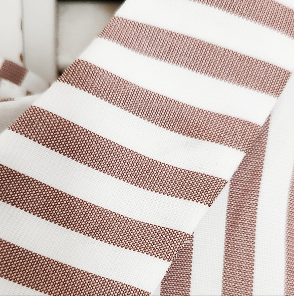 NWT Dainty Jewells XL Pink and White Striped Spring Dress With Floral Buttons - Picture 4 of 10